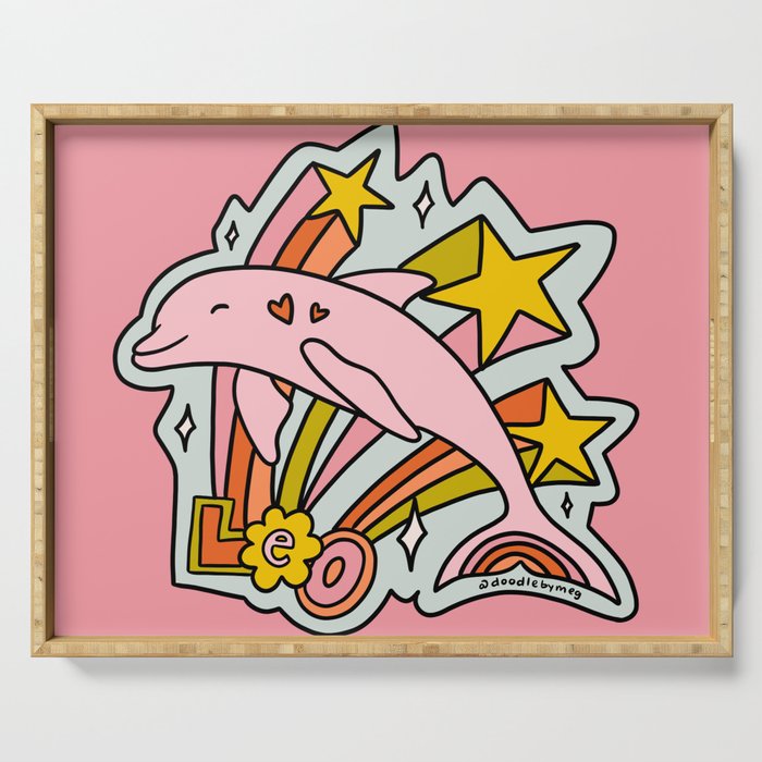 Leo Dolphin Serving Tray Gallery Image 1