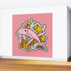 Leo Dolphin Wall Mural Gallery Image 2