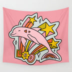 Leo Dolphin Wall Tapestry Gallery Image 4