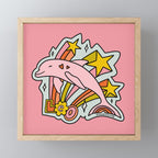 Leo Dolphin Mini Art Print Gallery Image 1