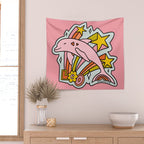 Leo Dolphin Wall Tapestry Gallery Image 2