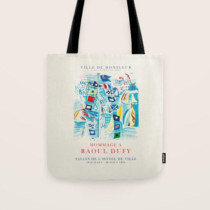Raoul Dufy Art Exhibition Poster, 1954 Tote Bag Gallery Image 1