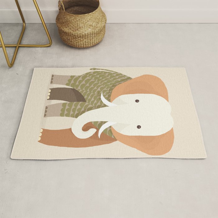 Whimsical Elephant Rug Gallery Image 1