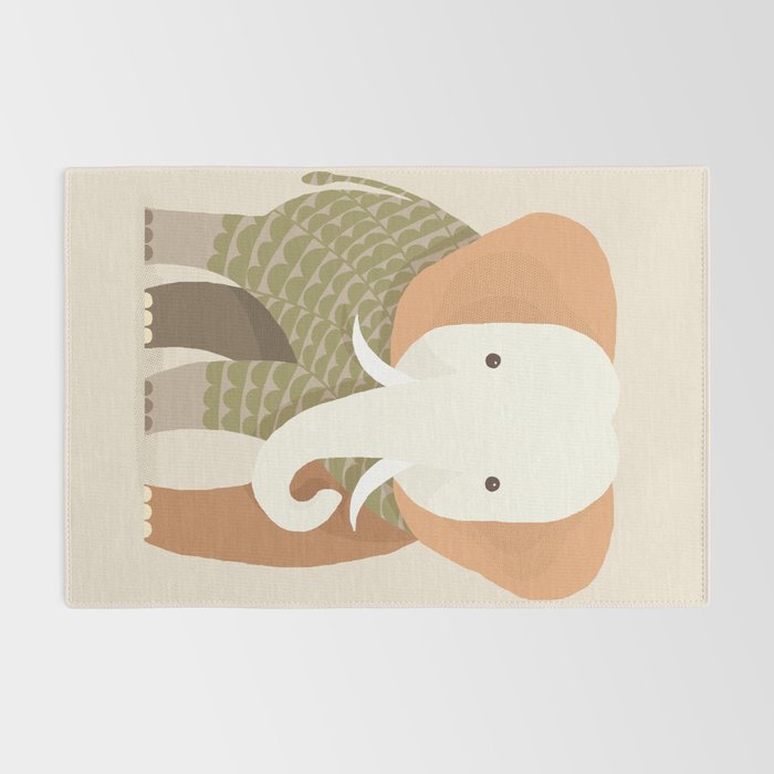 Whimsical Elephant Rug Gallery Image 2