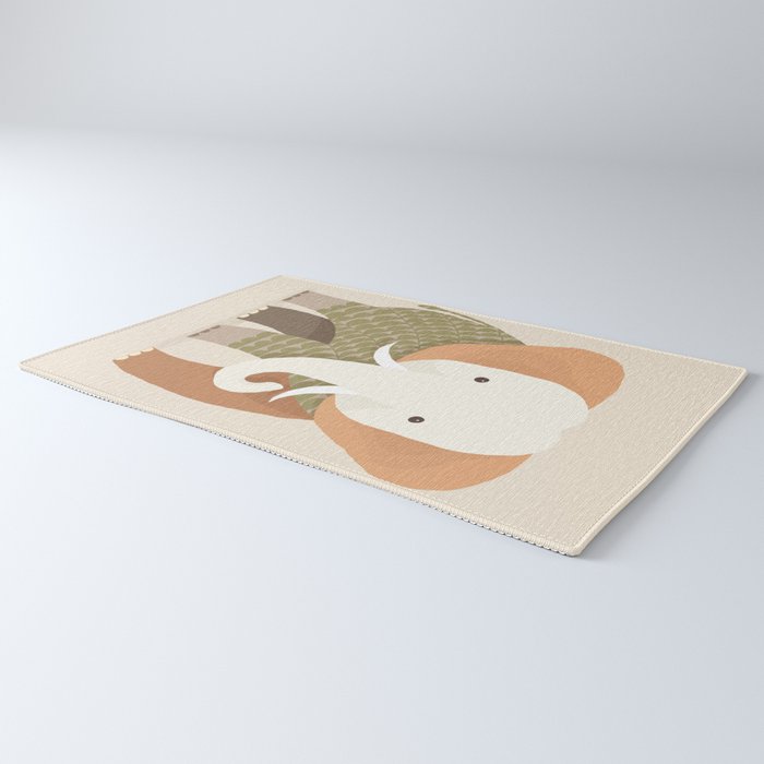 Whimsical Elephant Rug Gallery Image 3