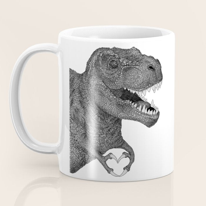 Dino Love Coffee Mug Gallery Image 3