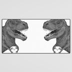 Dino Love Desk Mat Gallery Image 3