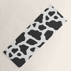 Black and White Cow Print Yoga Mat Gallery Image 1