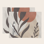 Minimal Abstract Art Plant 8 Placemat Gallery Image 1