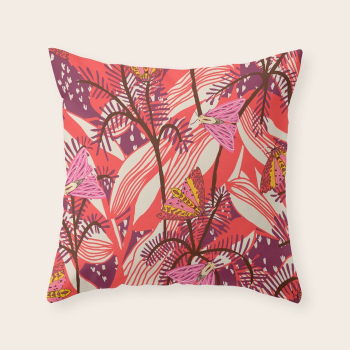 BAZAAR FETE MOTH Throw Pillow Gallery Image 6