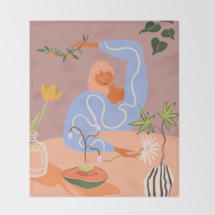 Gardening Throw Blanket Gallery Image 2
