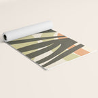 Palm leaf with sun and rainbow nº2 Yoga Mat Gallery Image 2