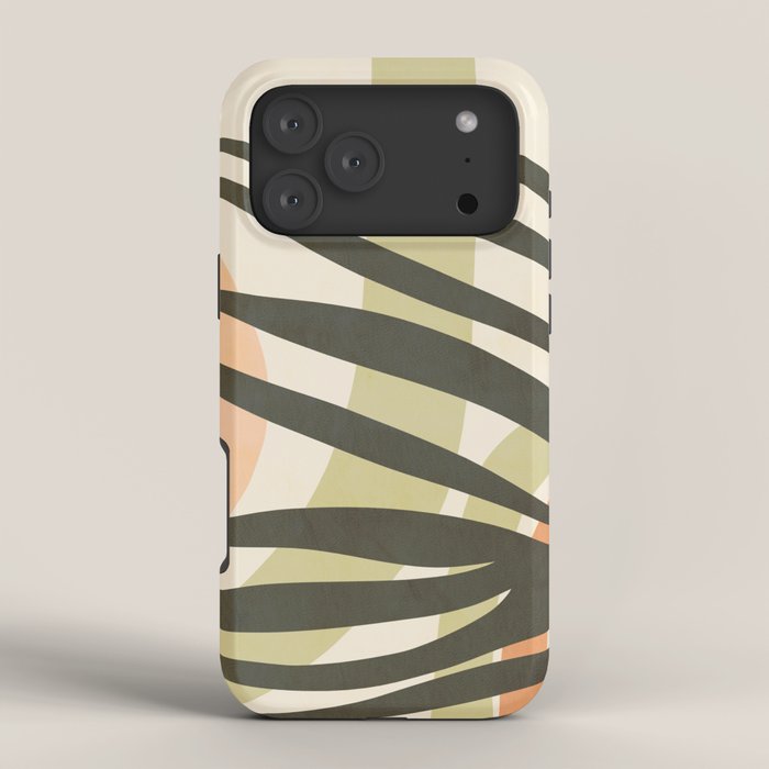 Palm leaf with sun and rainbow nº2 iPhone Case Gallery Image 4
