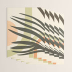 Palm leaf with sun and rainbow nº2 Wrapping Paper Gallery Image 3