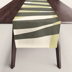 Palm leaf with sun and rainbow nº2 Table Runner Gallery Image 1