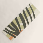 Palm leaf with sun and rainbow nº2 Yoga Mat Gallery Image 1