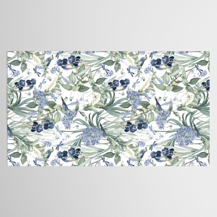 Beautiful Wildlife Garden Floral Tablecloth Gallery Image 2