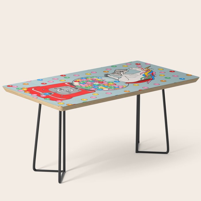 Unicorn Gumball Poop Coffee Table Gallery Image 1