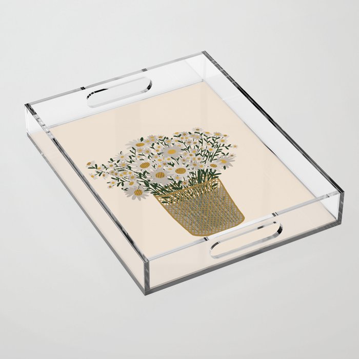 Sweet as a Daisy Acrylic Tray Gallery Image 1