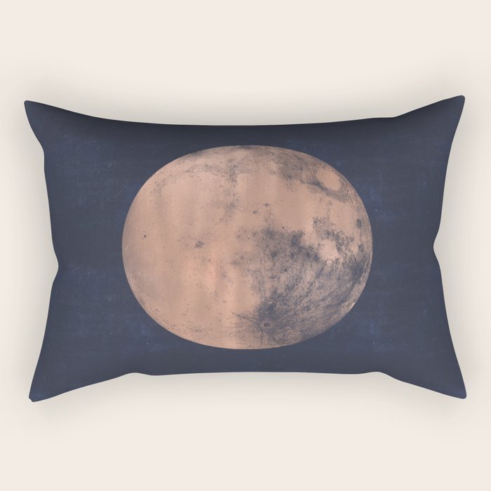 Red Moon Rectangular Pillow Gallery Image 2