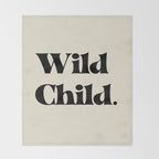 Wild Child Throw Blanket Gallery Image 2