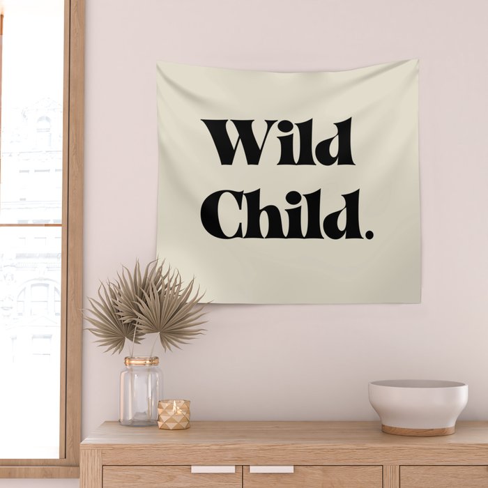 Wild Child Wall Tapestry Gallery Image 2