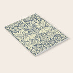 William Morris Brer Rabbit Indigo Blue Vintage Pattern Notebook Gallery Image 2