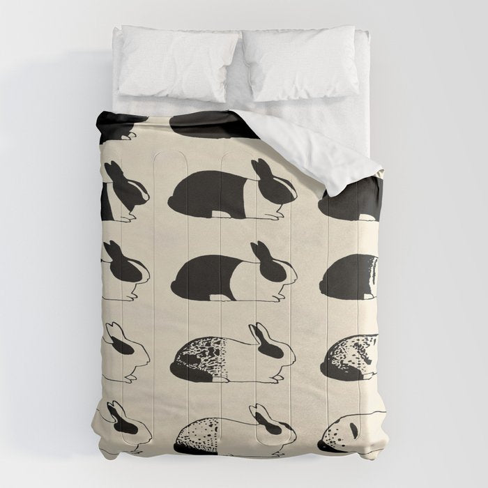 Studies of heredity in rabbits- William E.Castle - 1919 Cute Bunny Pattern Comforter Gallery Image 1
