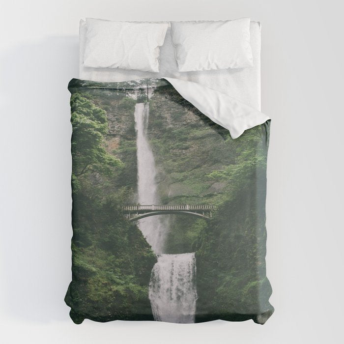 Multnomah Falls III Duvet Cover Gallery Image 6