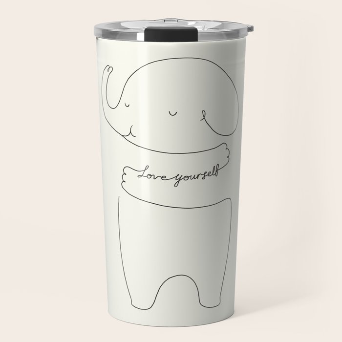 Love Yourself Ele Travel Mug Gallery Image 1