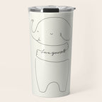 Love Yourself Ele Travel Mug Gallery Image 1