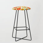 Peaches - Green Leaves Stool Gallery Image 1