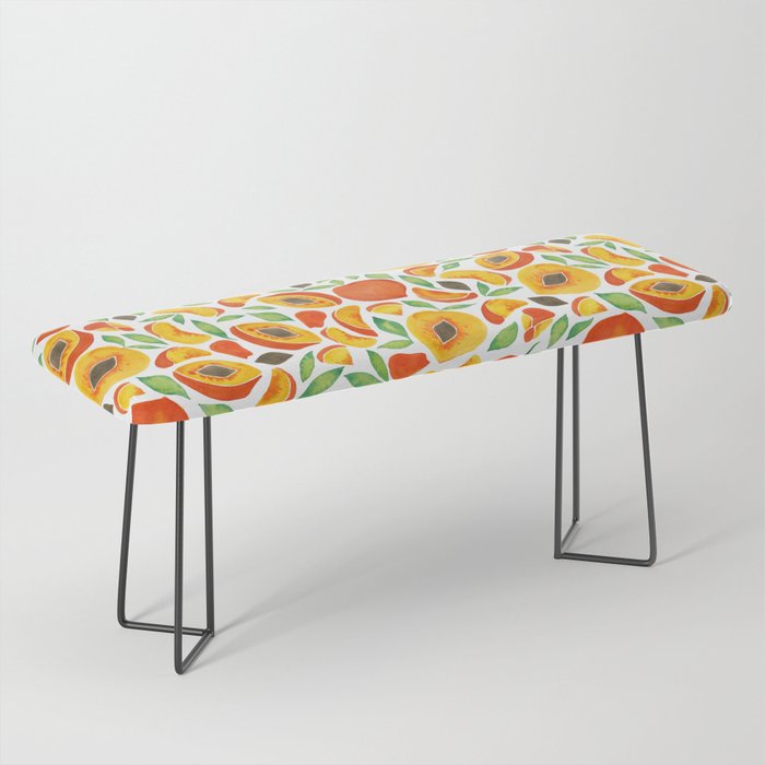 Peaches - Green Leaves Bench Gallery Image 1