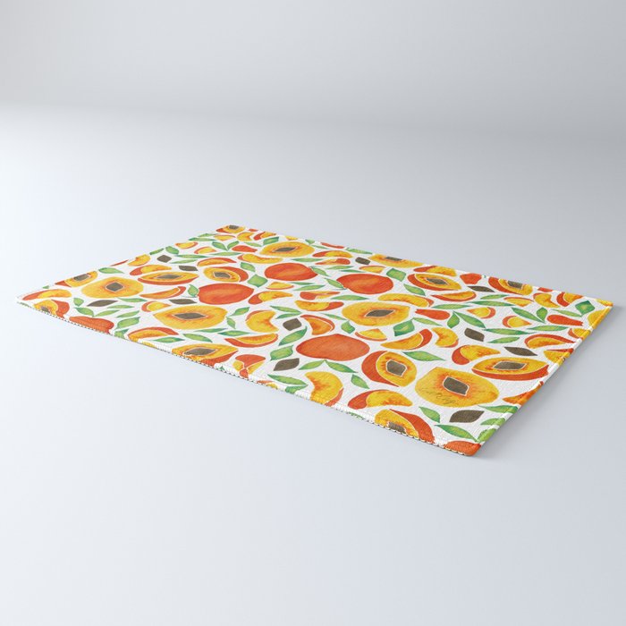 Peaches - Green Leaves Rug Gallery Image 3