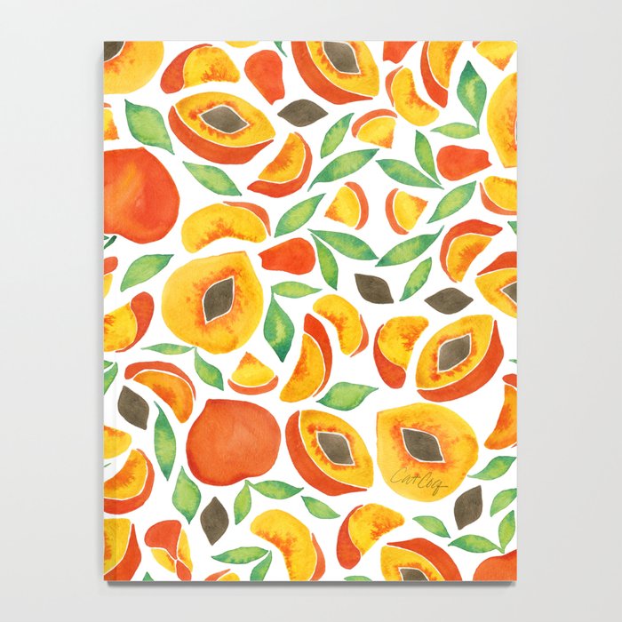 Peaches - Green Leaves Notebook Gallery Image 4