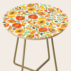 Peaches - Green Leaves Side Table Gallery Image 2