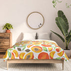 Peaches - Green Leaves Comforter Gallery Image 3