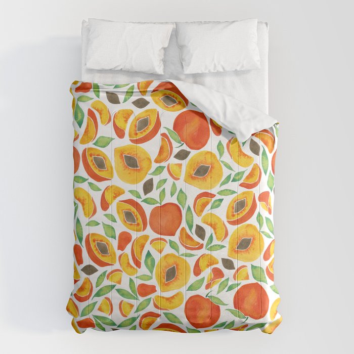 Peaches - Green Leaves Comforter Gallery Image 6
