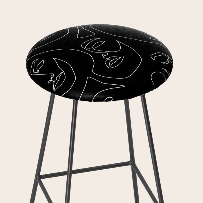 Faces in Dark Stool Gallery Image 2