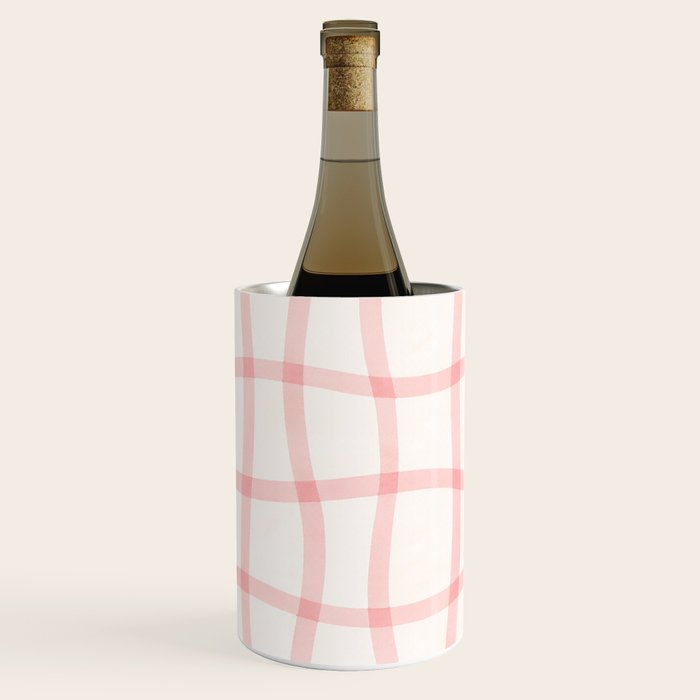 Pink Woven Print Wine Chiller Gallery Image 2