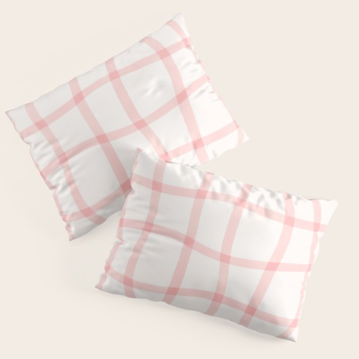 Pink Woven Print Pillow Sham Gallery Image 3