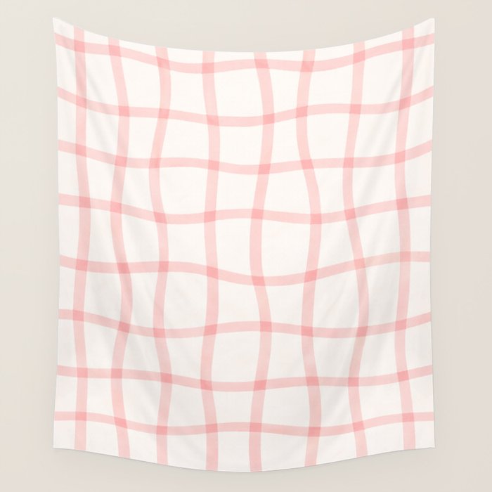 Pink Woven Print Wall Tapestry Gallery Image 4