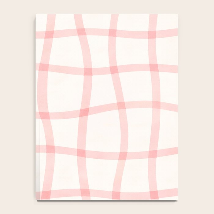 Pink Woven Print Notebook Gallery Image 4