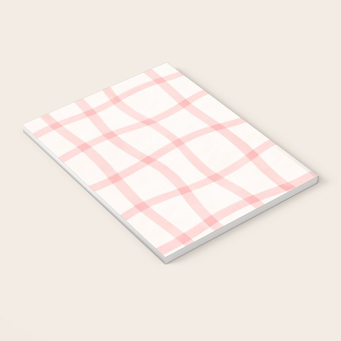 Pink Woven Print Notebook Gallery Image 3