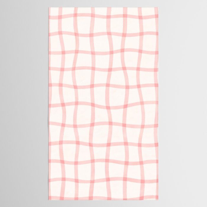 Pink Woven Print Tablecloth Gallery Image 2