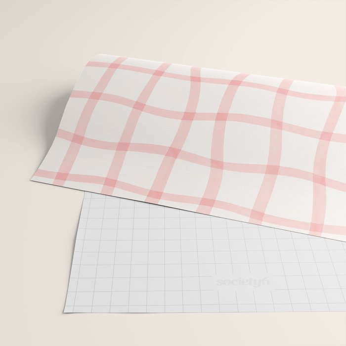 Pink Woven Print Wrapping Paper Gallery Image 2