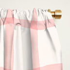 Pink Woven Print Window Curtain Gallery Image 2