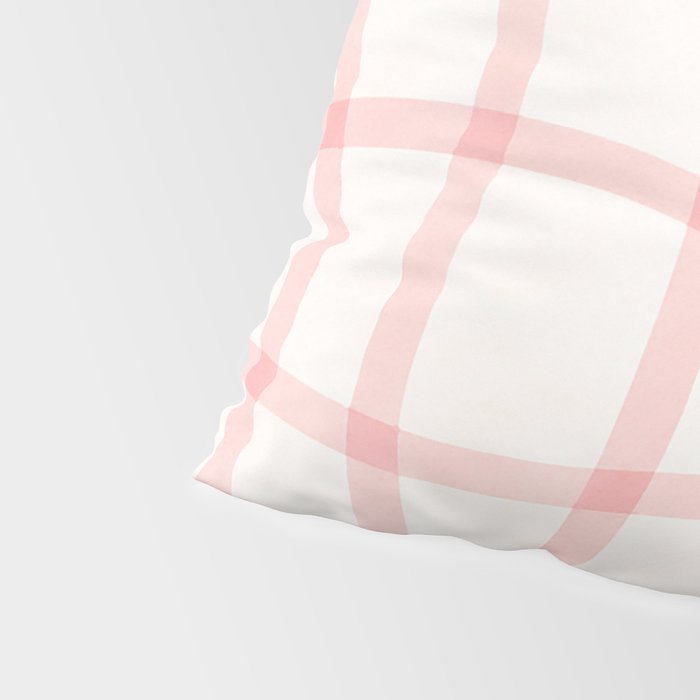 Pink Woven Print Pillow Sham Gallery Image 4