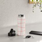 Pink Woven Print Water Bottle Gallery Image 4