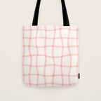 Pink Woven Print Tote Bag Gallery Image 1